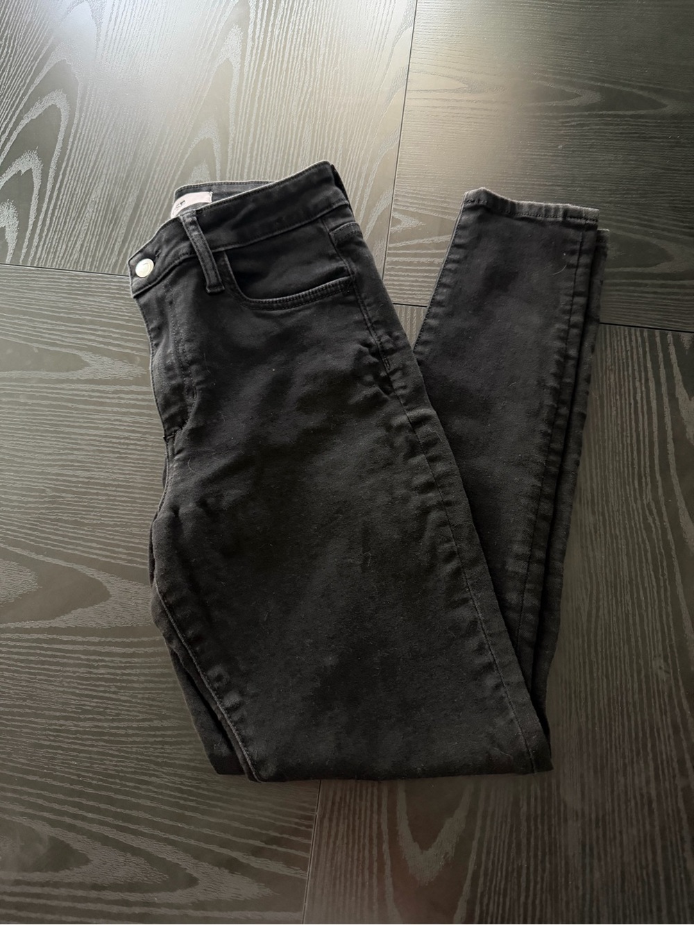 Womens Joes Jeans Black Skinny Jeans Zip Size 26